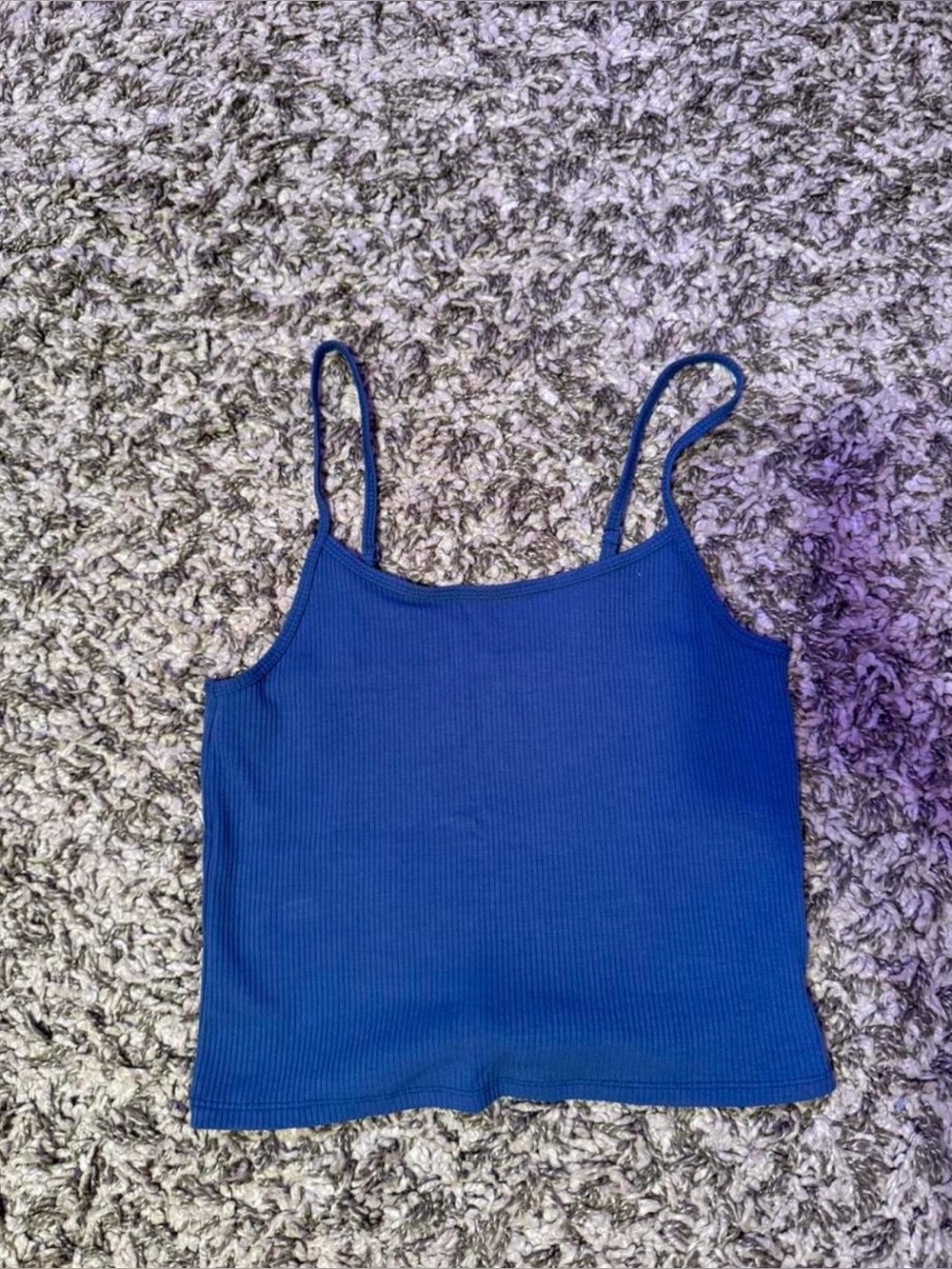 American Eagle Outfitters Royal Blue Ribbed Cami